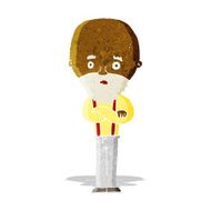 cartoon worried old man N4