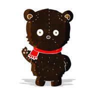 cute cartoon black bear N2
