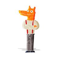 cartoon funny fox