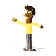 Cartoon Man Reaching N3