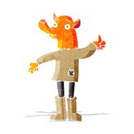 cartoon fox man N10