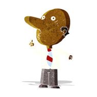 cartoon bald man asking question N2