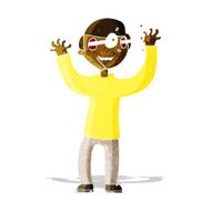 cartoon man with eyes popping out of head N2