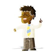 cartoon man with good idea N4