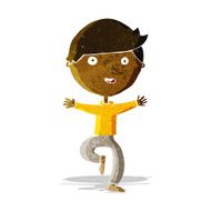 cartoon excited man N41