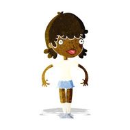cartoon happy woman N56
