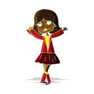 cartoon unhappy girl N4