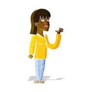 cartoon woman explaining N10