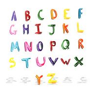 cartoon alphabet N14