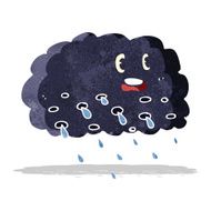 Cartoon Rain Cloud N26