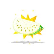 cartoon melon slice