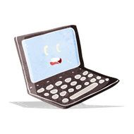Cartoon Laptop Computer N10