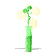 cartoon science test tube N2
