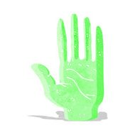 Cartoon Zombie Hand N14