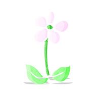 cartoon flower N158