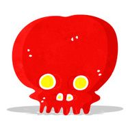 cartoon spooky skull symbol N5