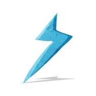 cartoon lightning bolt symbol N6