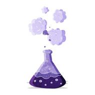 cartoon science chemicals N2