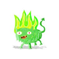 cartoon little demon N7