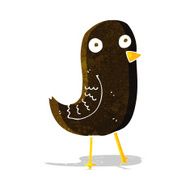 funny cartoon bird N58