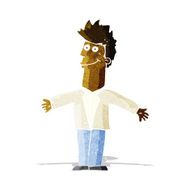 cartoon happy man N103