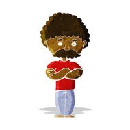 cartoon dad with folded arms N2