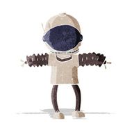 Cartoon Astronaut N42