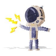 Cartoon Astronaut N43