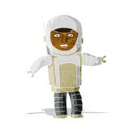 Cartoon Astronaut N44