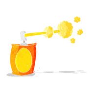 cartoon aerosol spray can N4
