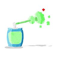 cartoon aerosol spray can N5