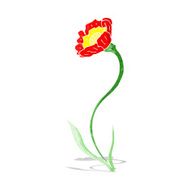 cartoon flower N161