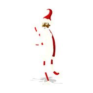 cartoon skinny santa N2