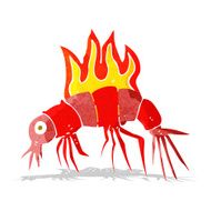 cartoon hot shrimp