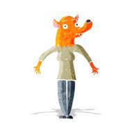 cartoon fox woman