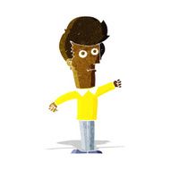 cartoon man punching N2