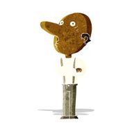 cartoon old man with folded arms N2