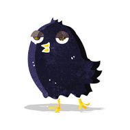 funny cartoon bird N61