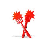 cartoon cutlery N2
