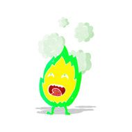 Cartoon Flame Character N4