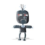 Cartoon Robot N120