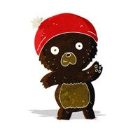 cute cartoon black bear N6
