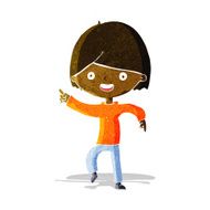 Cartoon Man Pointing N56