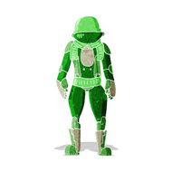 Cartoon Astronaut N45