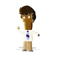 cartoon man with question N11