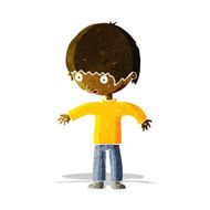 cartoon confused boy N7