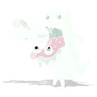 cartoon gross ghost N11