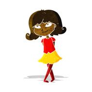 cartoon clever girl N2