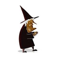 cartoon ugly old witch N2