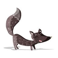 cartoon little wolf cub N2